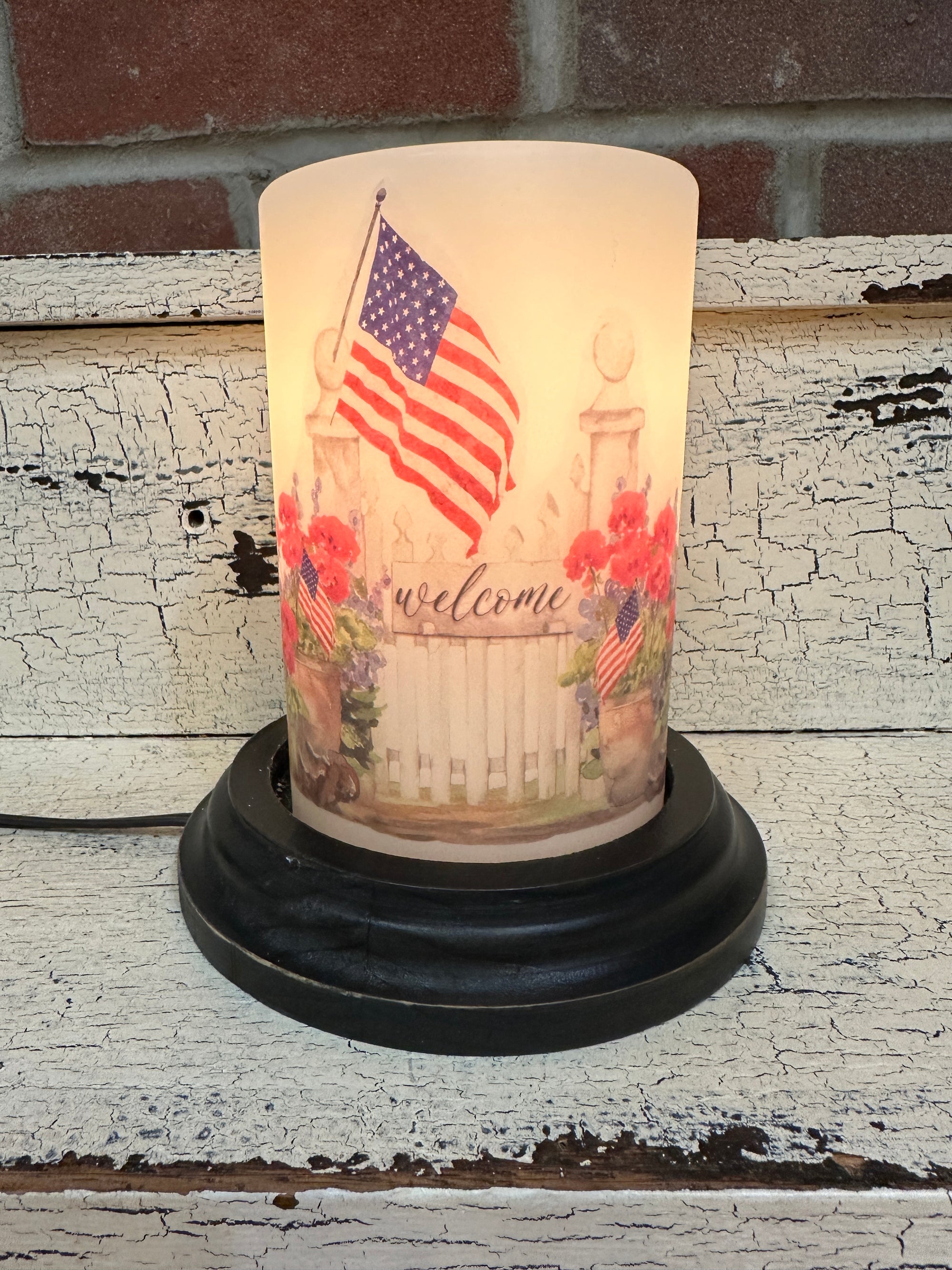 USA Garden Gate Candle Sleeve