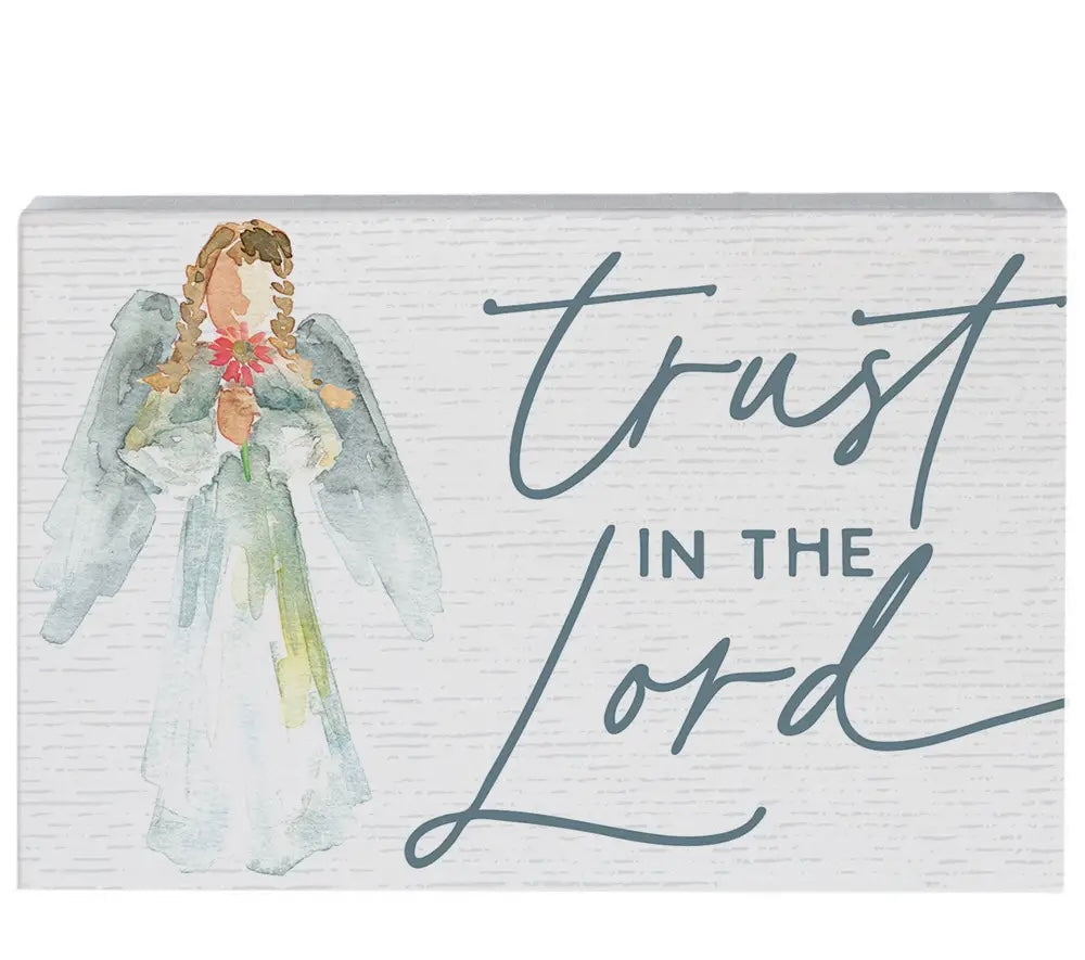 Trust in the Lord Block Sign