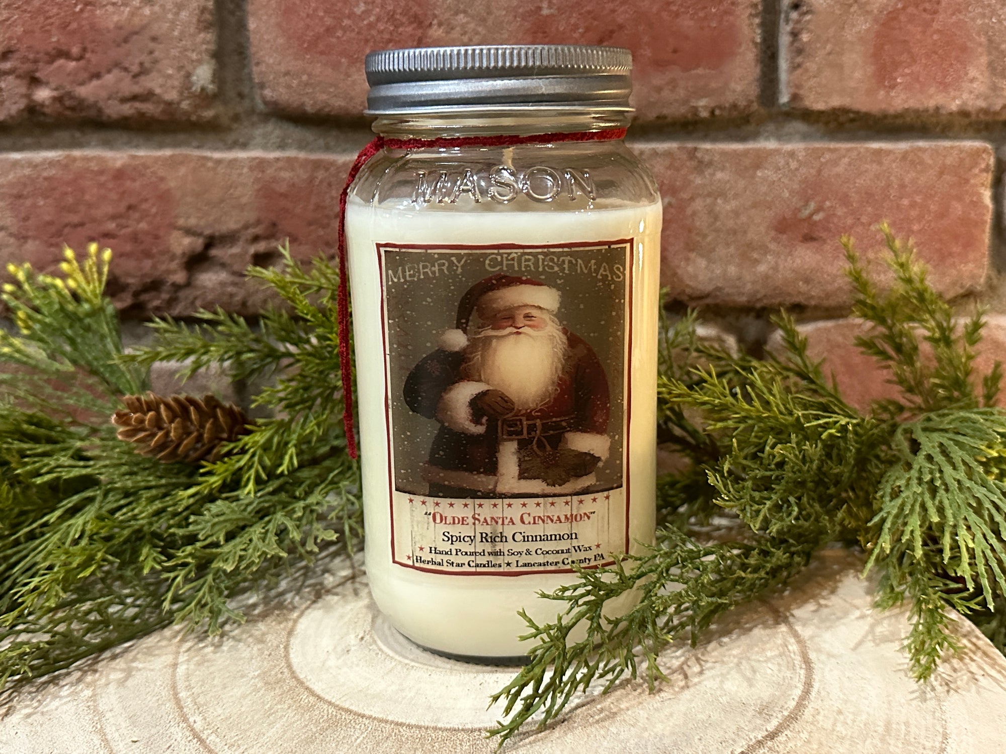 Olde Santa Cinnamon Jar Candle