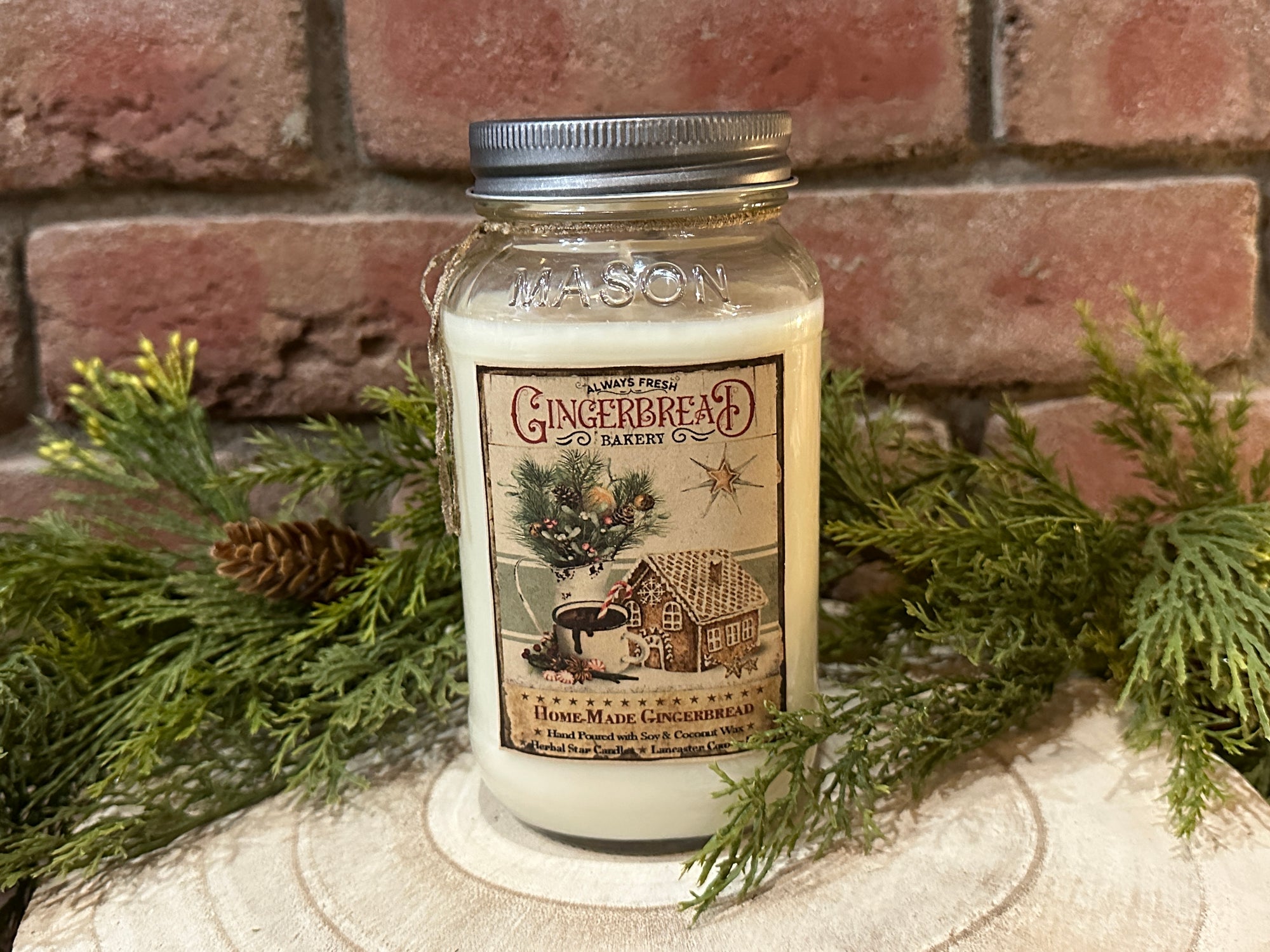 Home Made Gingerbread Jar Candle