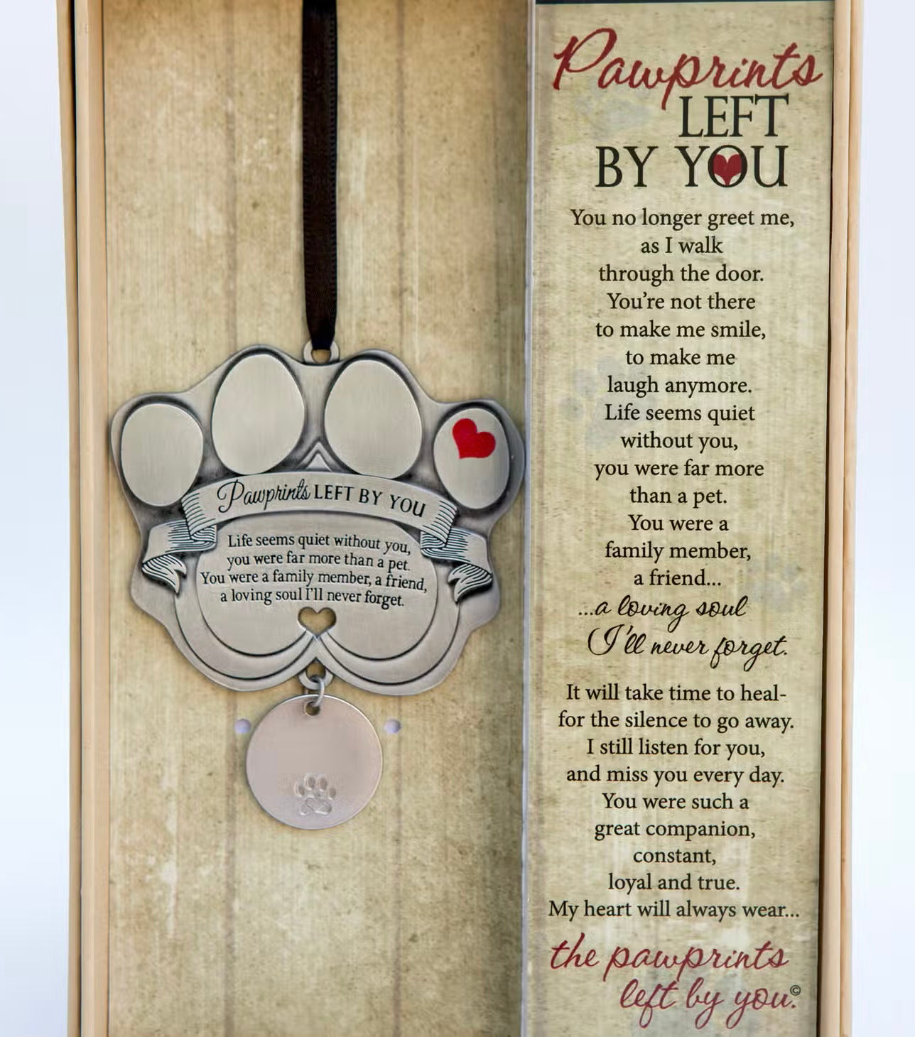 Pawprints Left By You Ornament