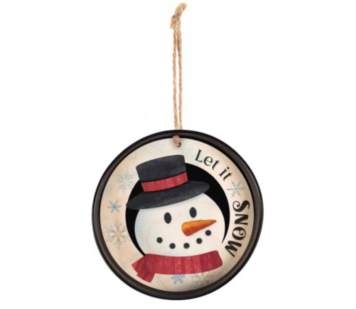 Let it Snow Snowman Ornament