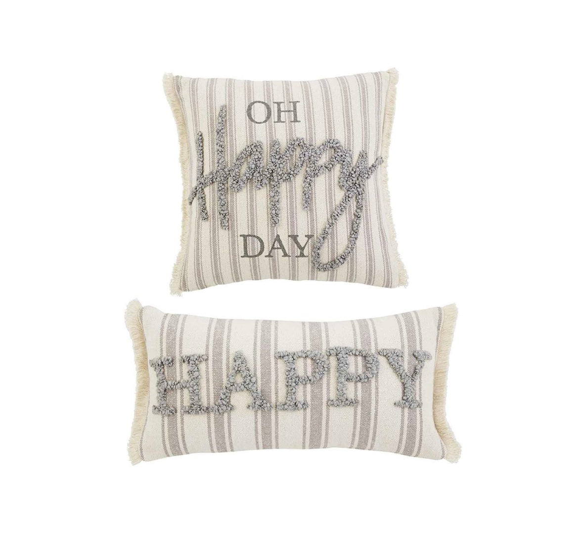 Happy Tufted Pillows - 2 Styles