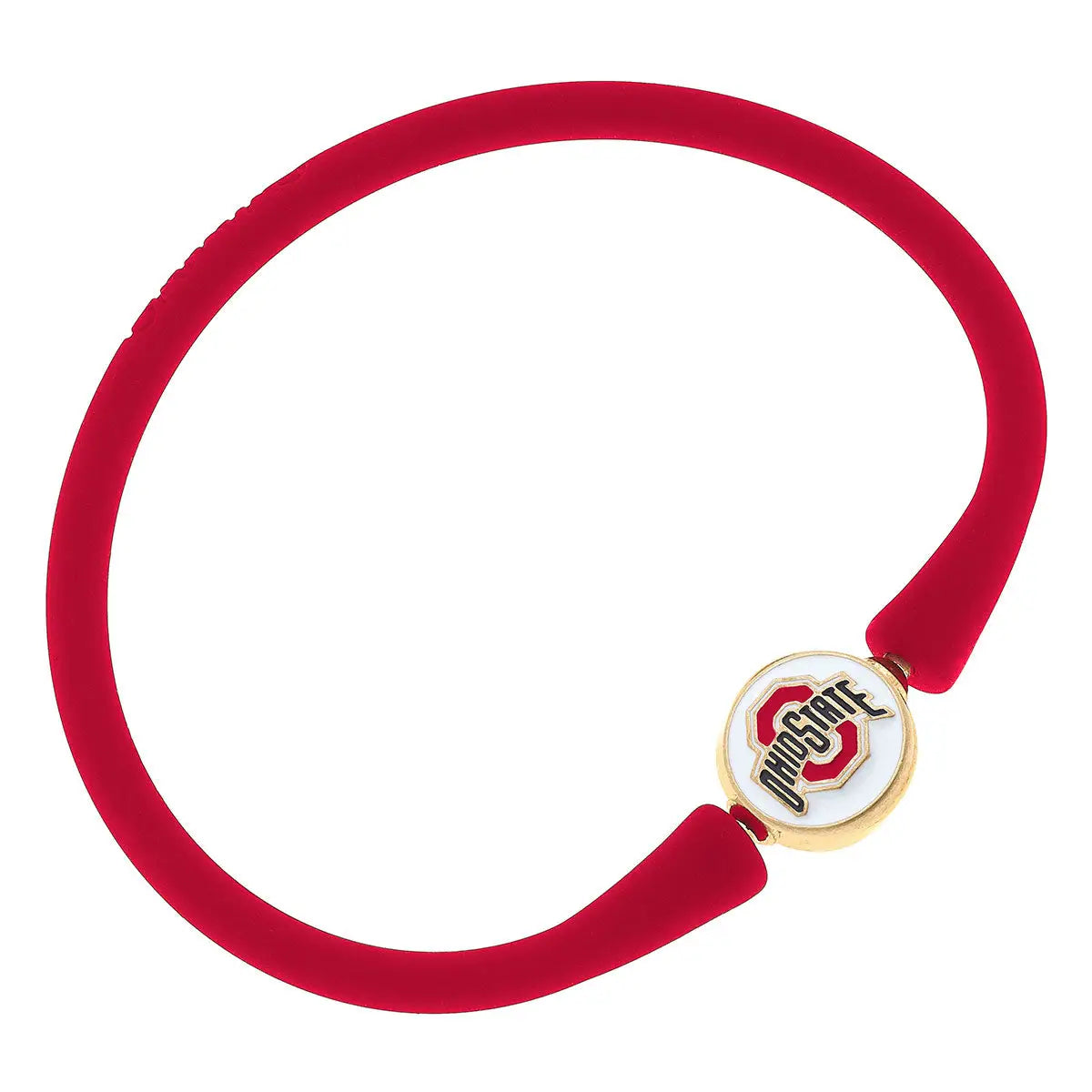 Ohio State Buckeyes Silicone Bracelet - Scarlet