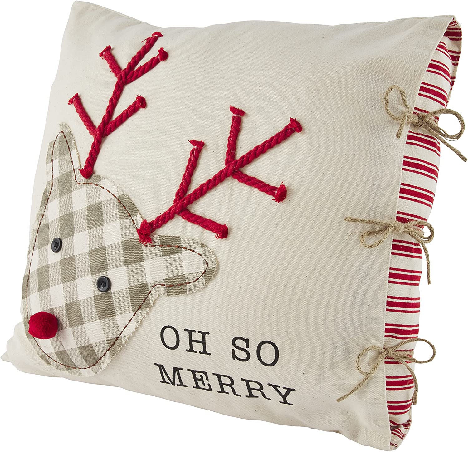 So Merry Reindeer Pillow