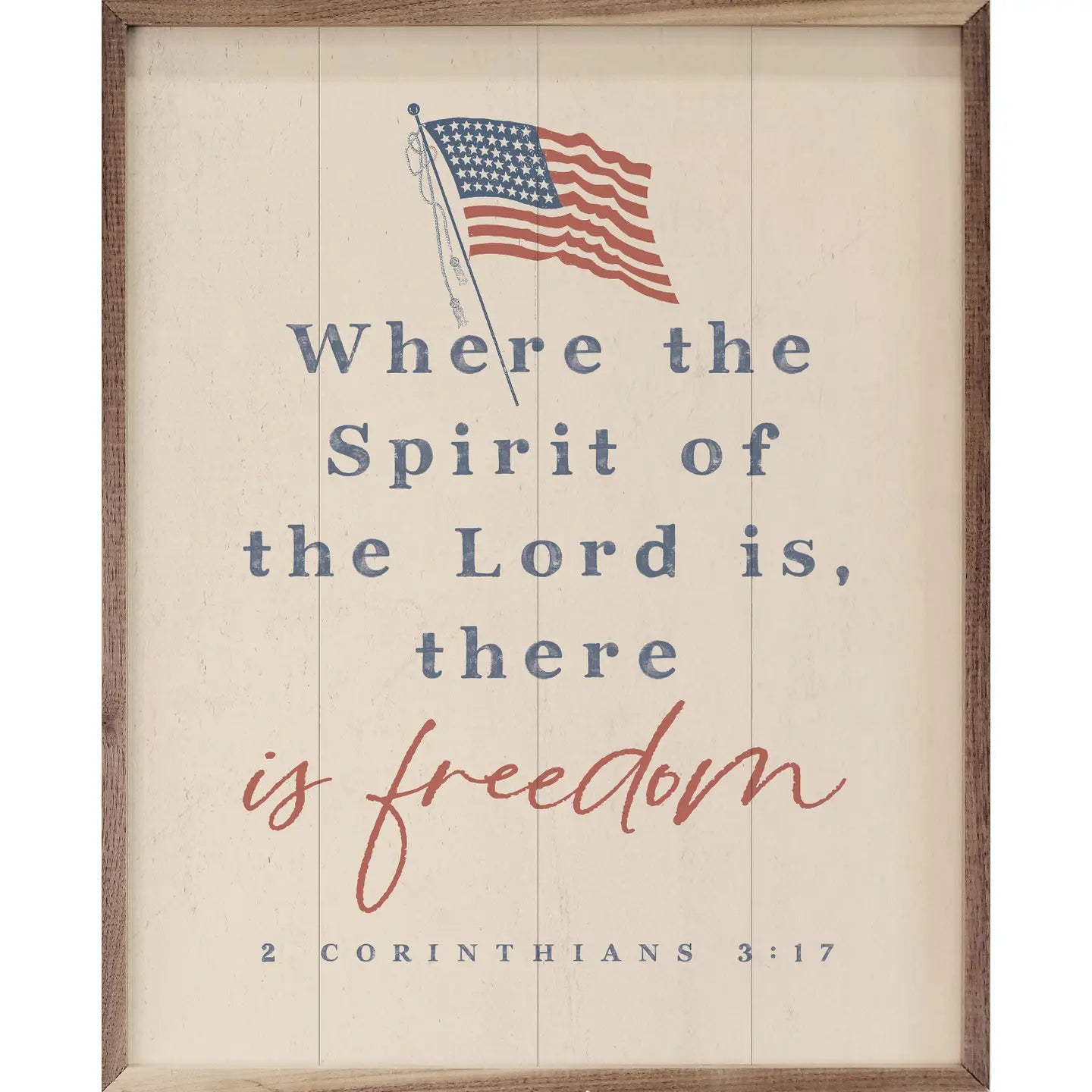 There is Freedom Framed Sign