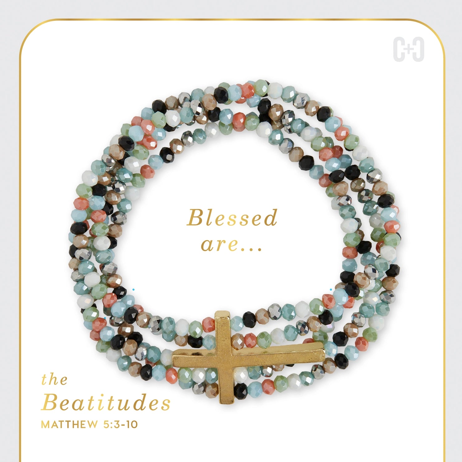 Beatitudes Cross Bracelet - 2 Styles
