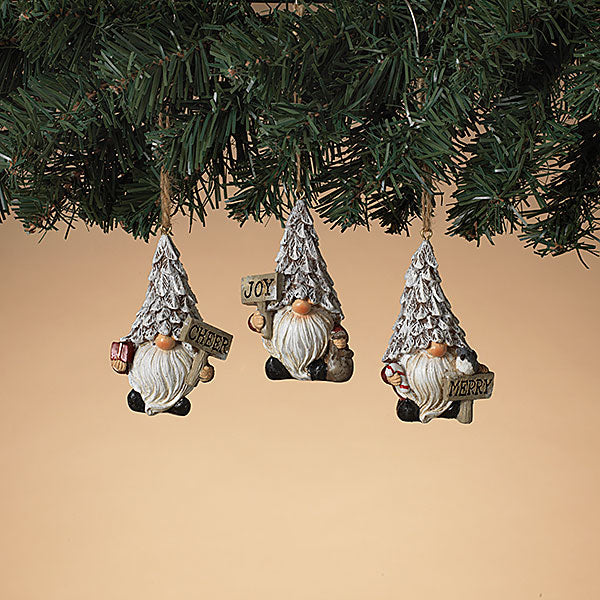 Holiday Gnome Ornament - 3 Styles