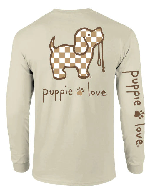 Puppie Love Neutral Colored Pup Long Sleeve