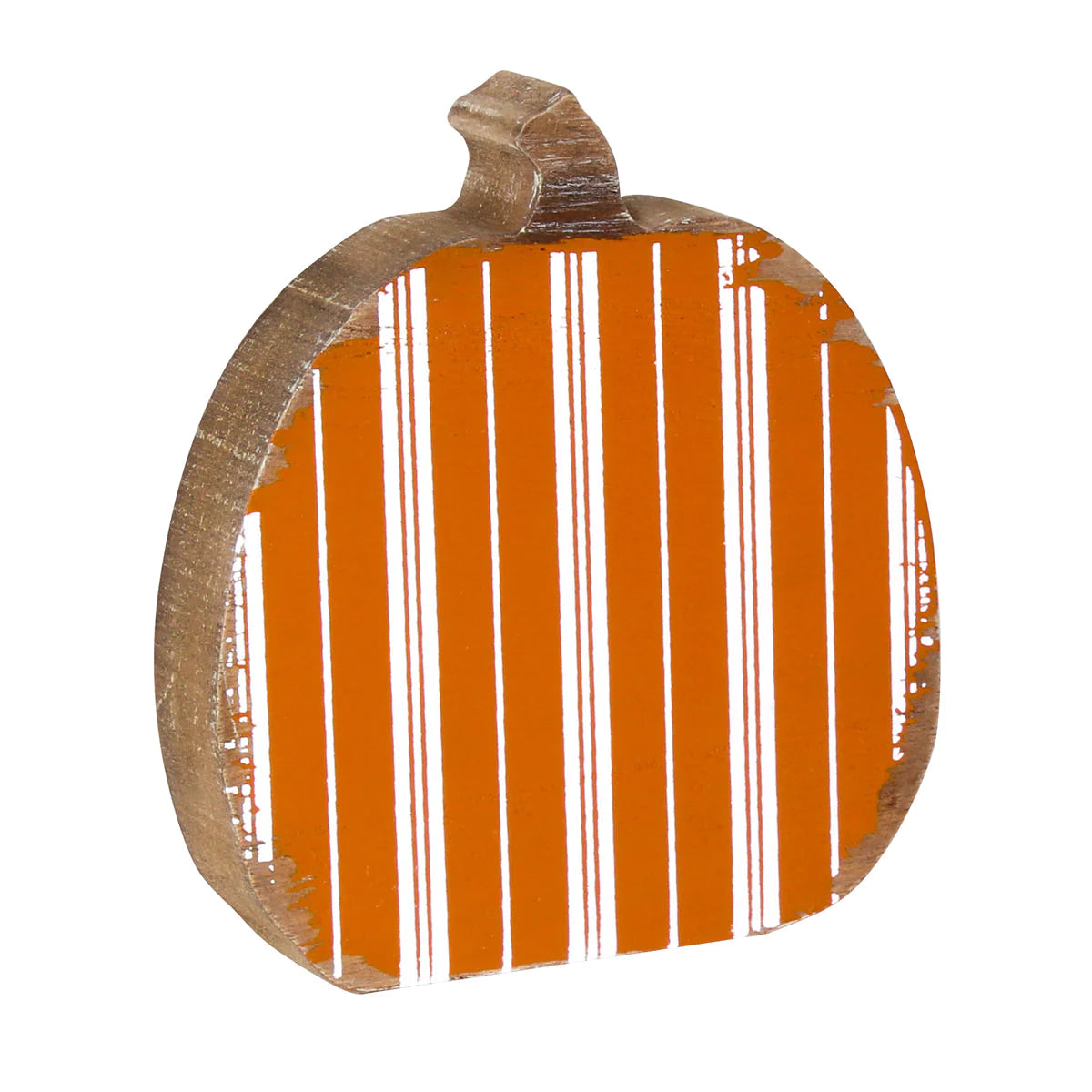 Orange Striped Pumpkin - Medium