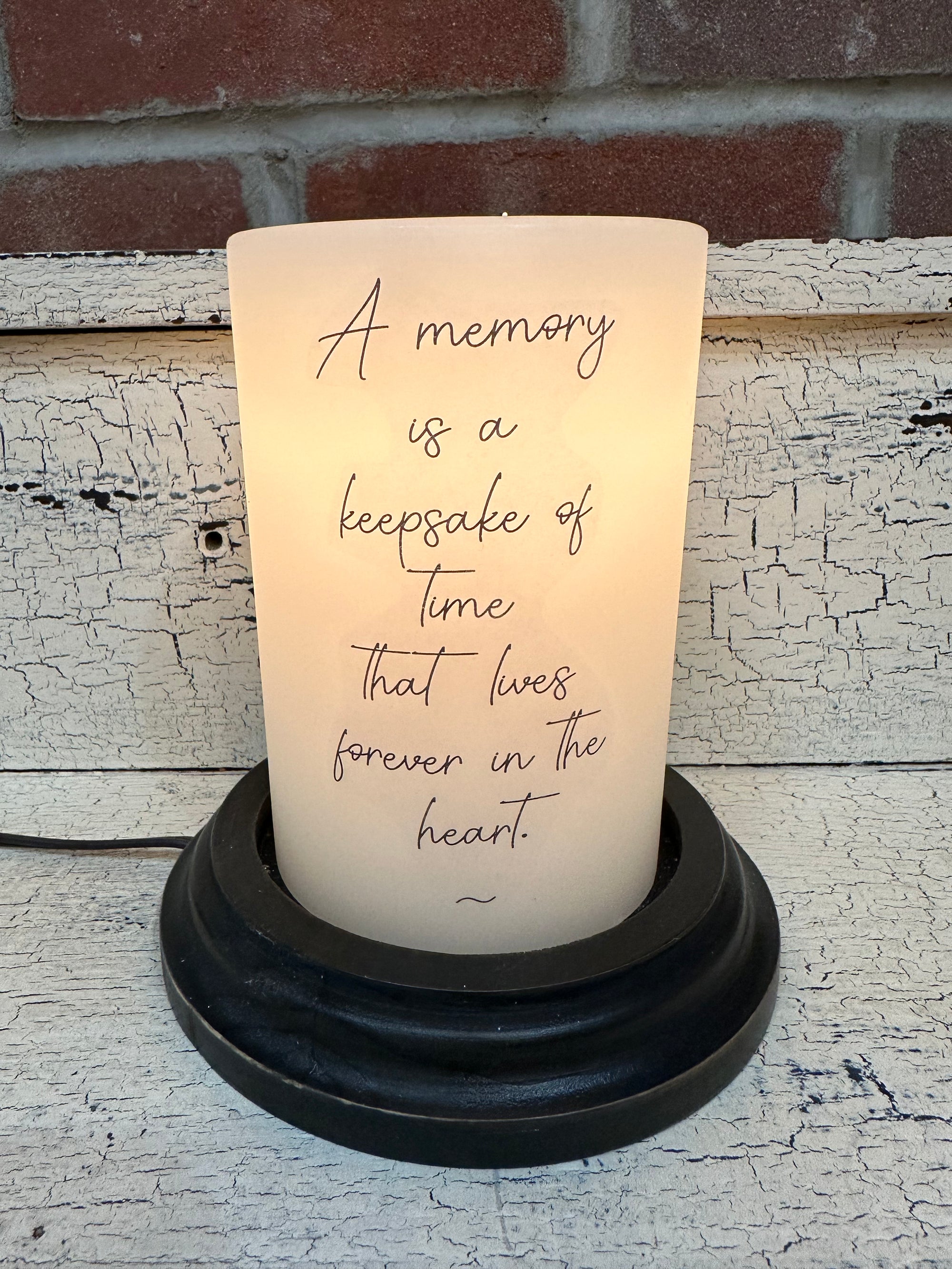 Memory Keepsake Candle Sleeve