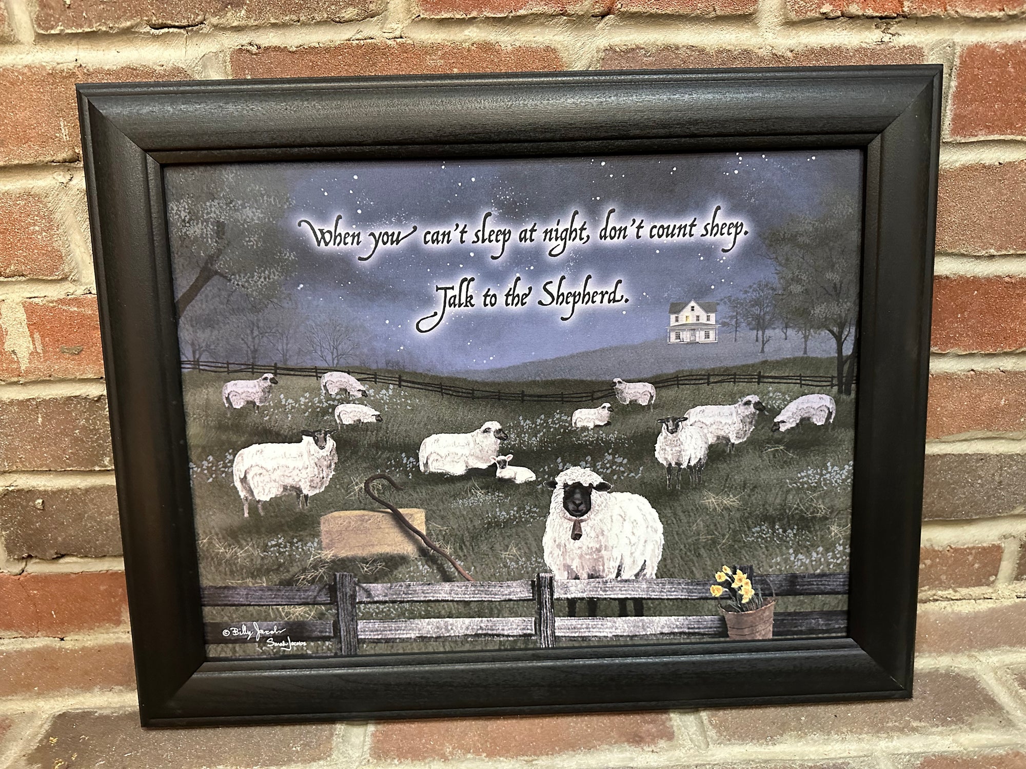 Talk to the Shepherd Framed Print