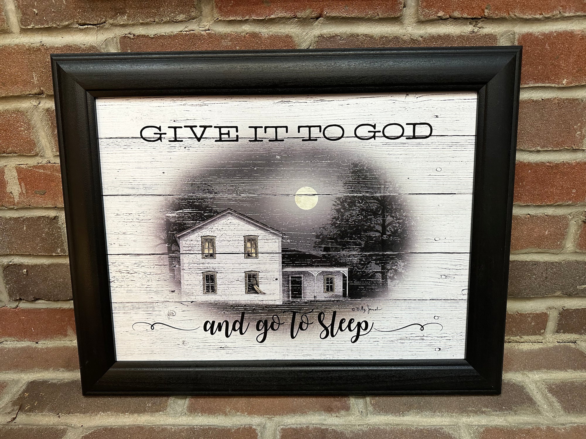 Give it to God Framed Print