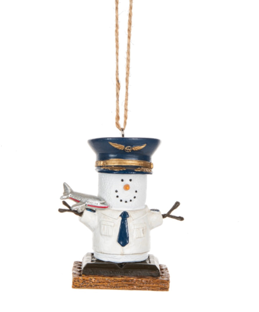 S’mores Airplane Ornament