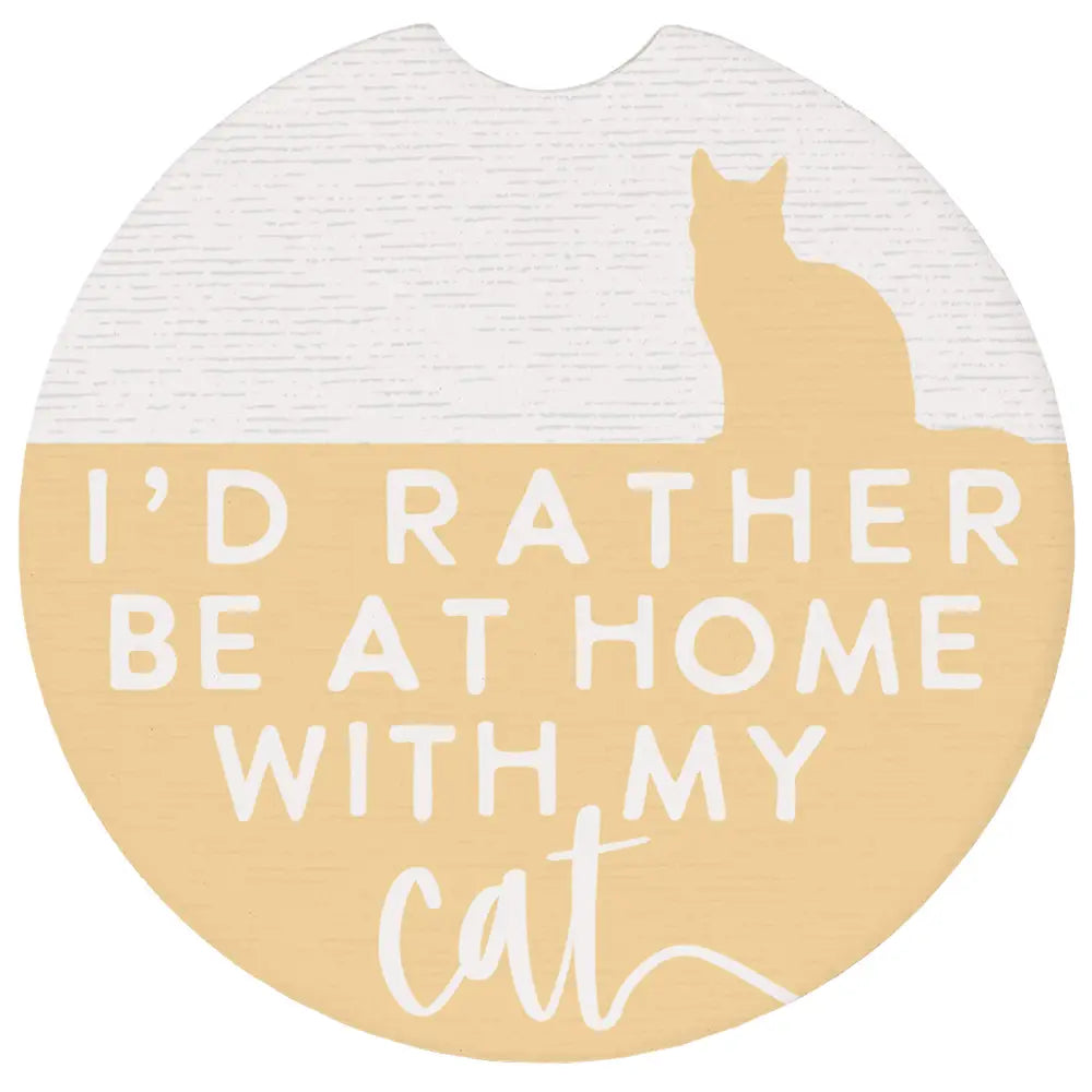 At Home With Cat Car Coaster