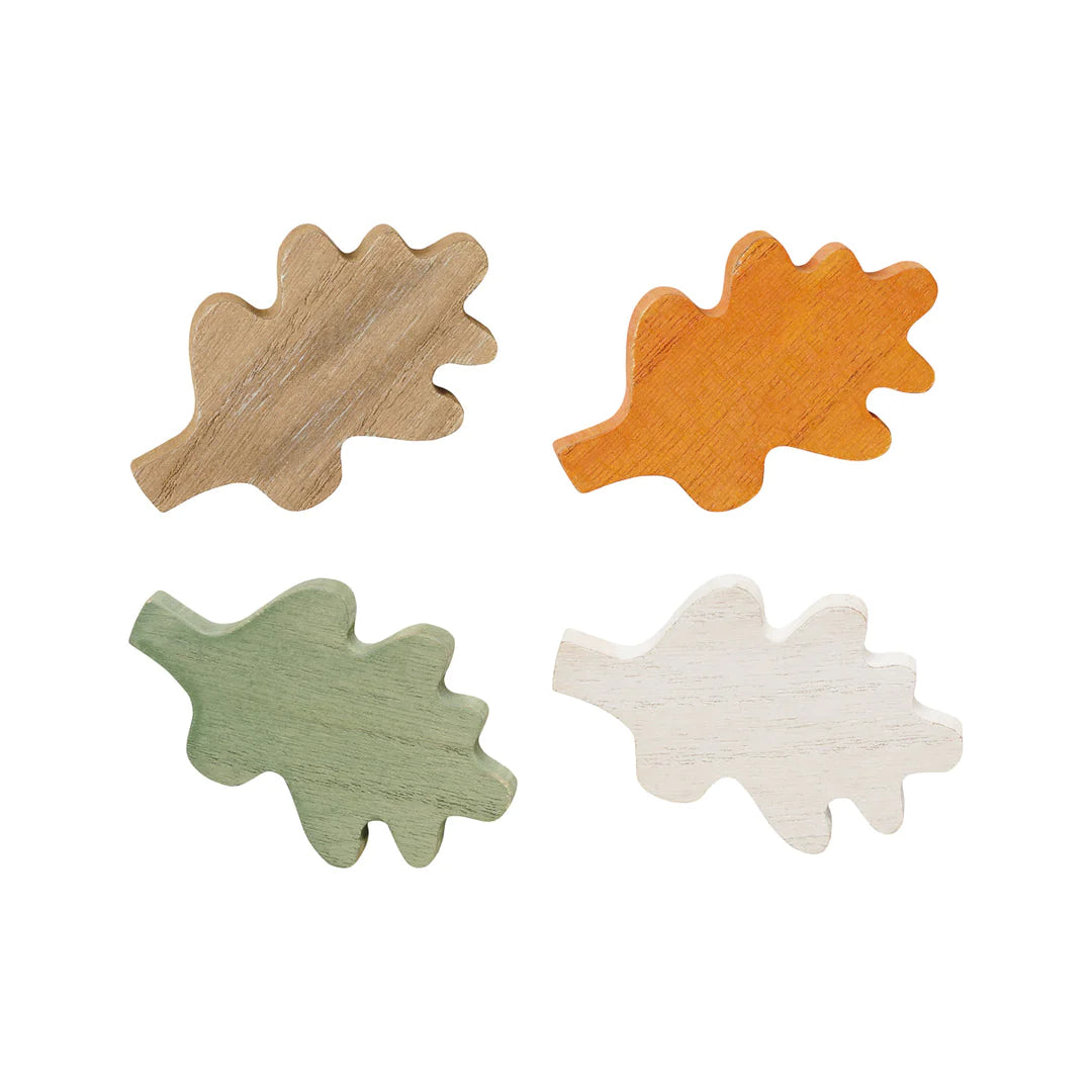 Curvy Leaves - Set of 4 Cutouts