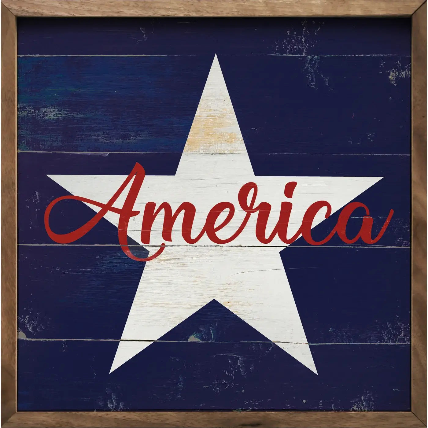 America Framed Sign