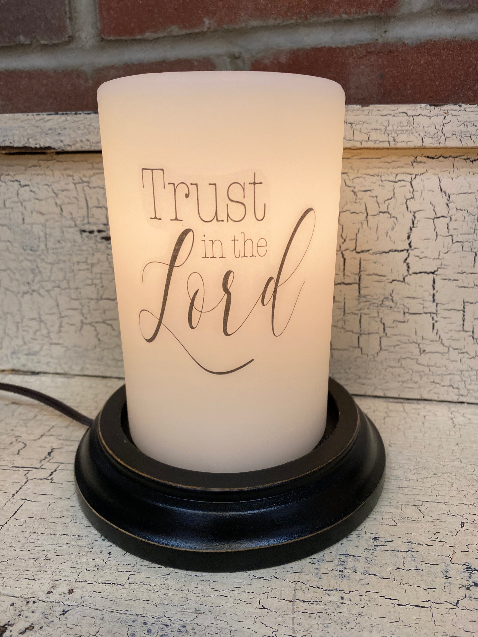 Trust in the Lord Candle Sleeve
