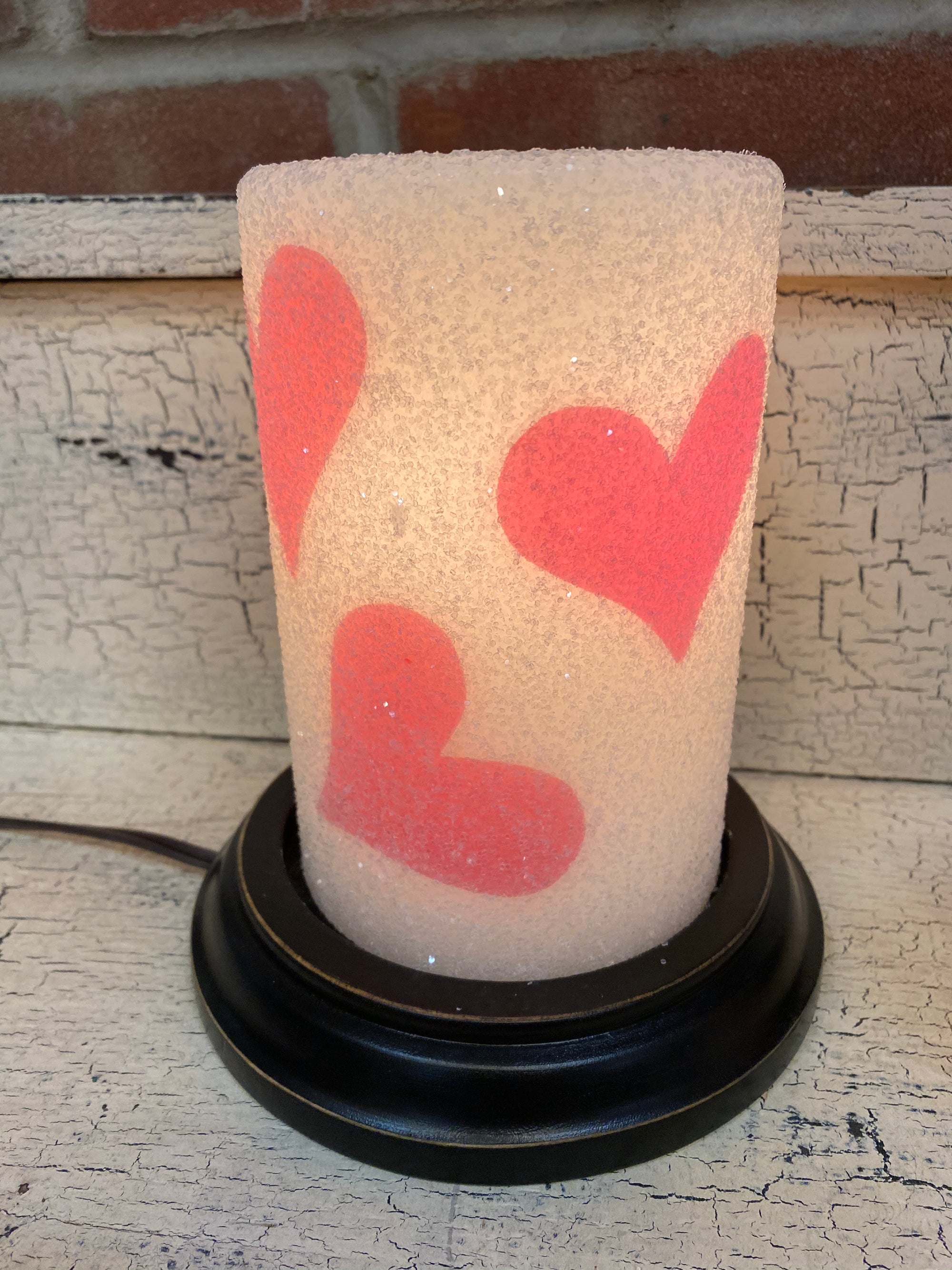 Gumdrop Pink Hearts Candle Sleeve