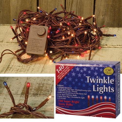 Red, White, and Blue Twinkle Lights