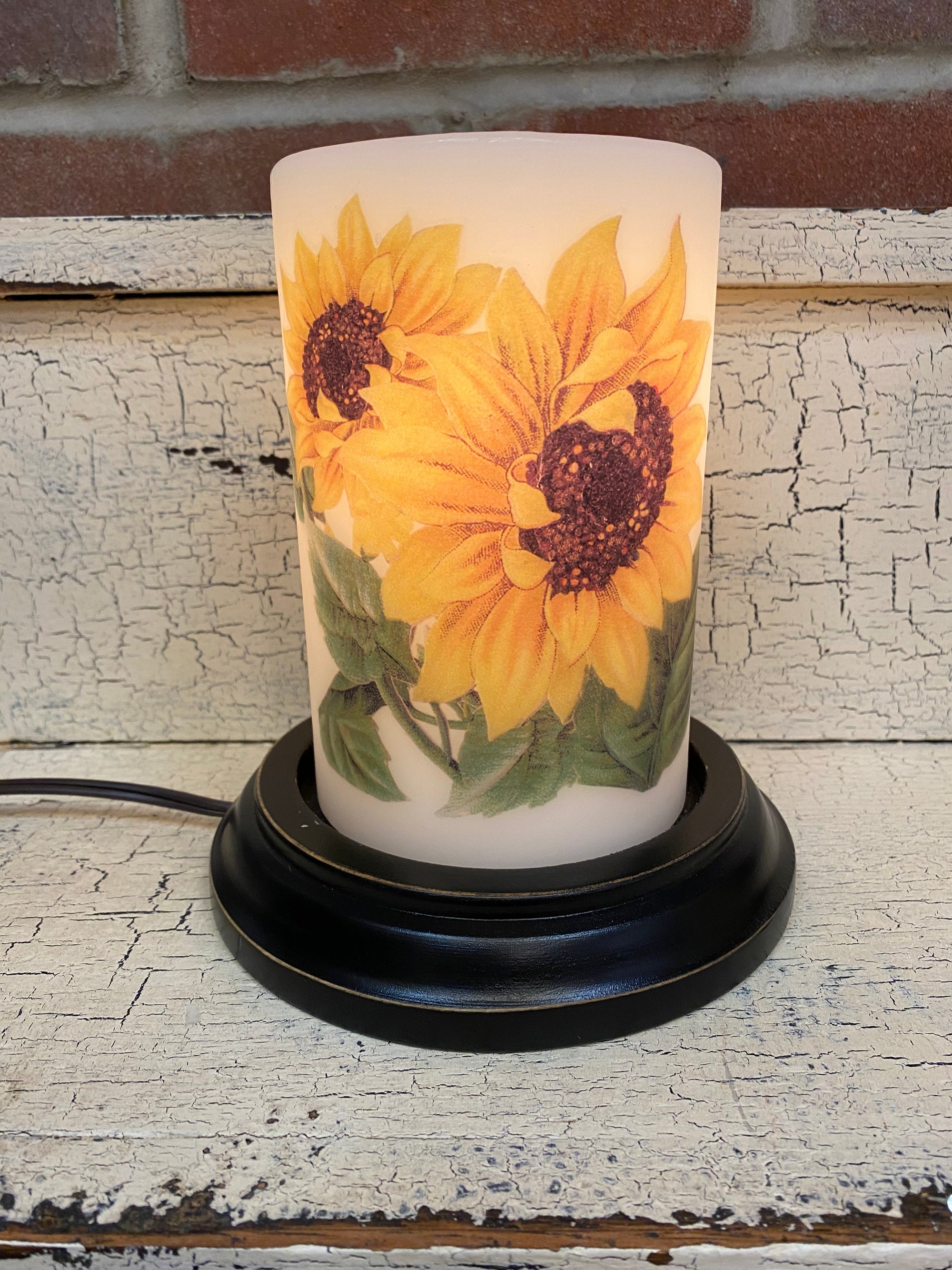 Double Sunflower Candle Sleeve