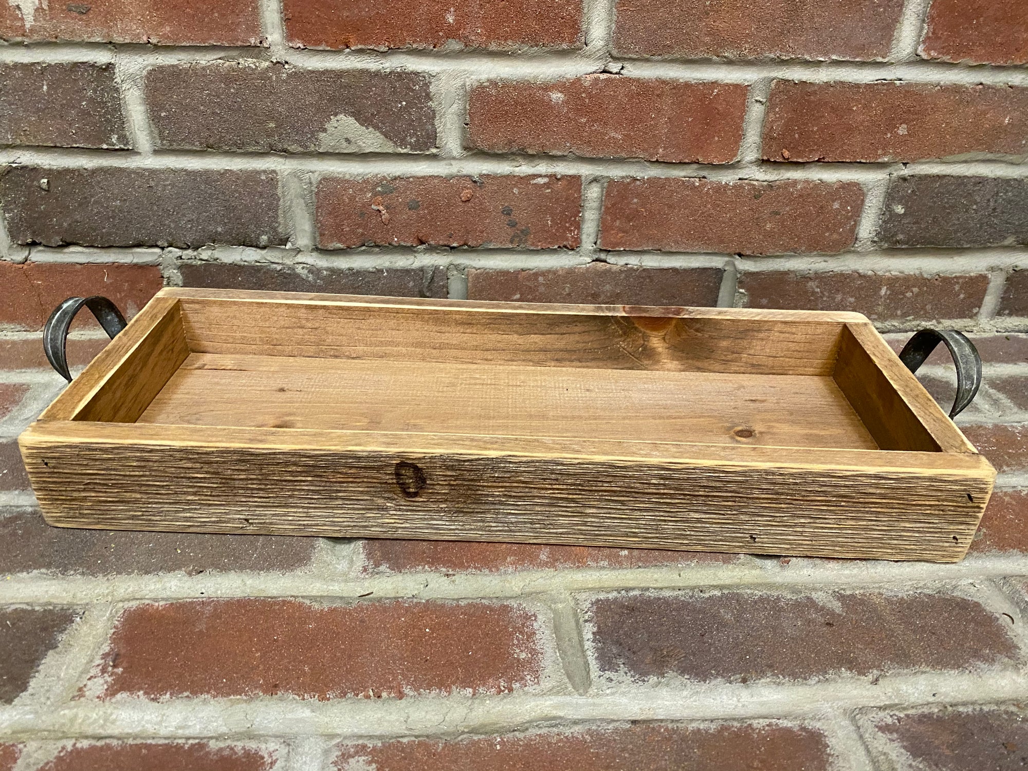 Small Stained Wood Tray