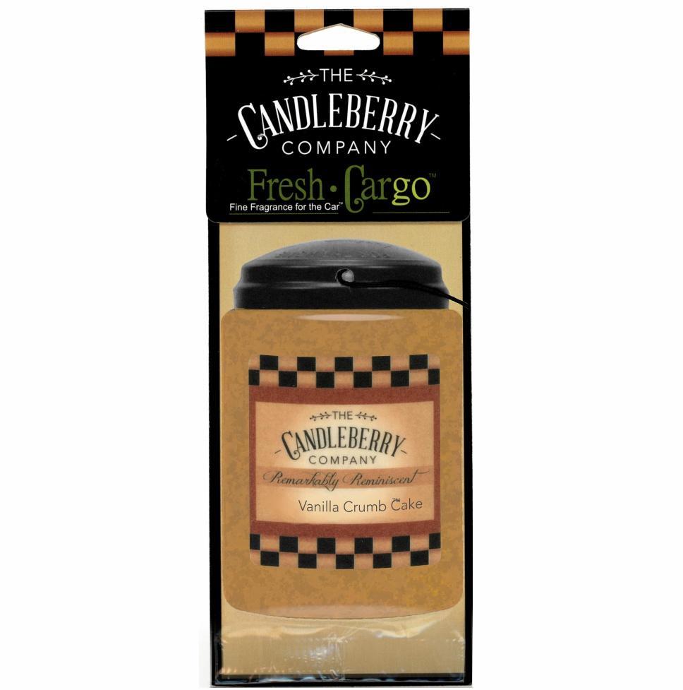 Vanilla Crumb Cake Candleberry Car Air Freshener