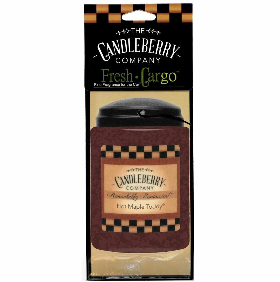 Hot Maple Toddy Candleberry Car Air Freshener