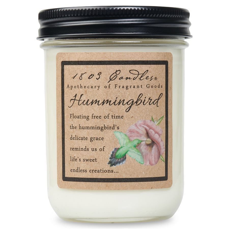 Hummingbird Soy Jar 14 oz