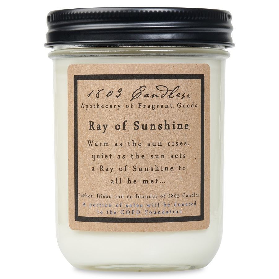 Ray of Sunshine Soy Jar (14 oz)
