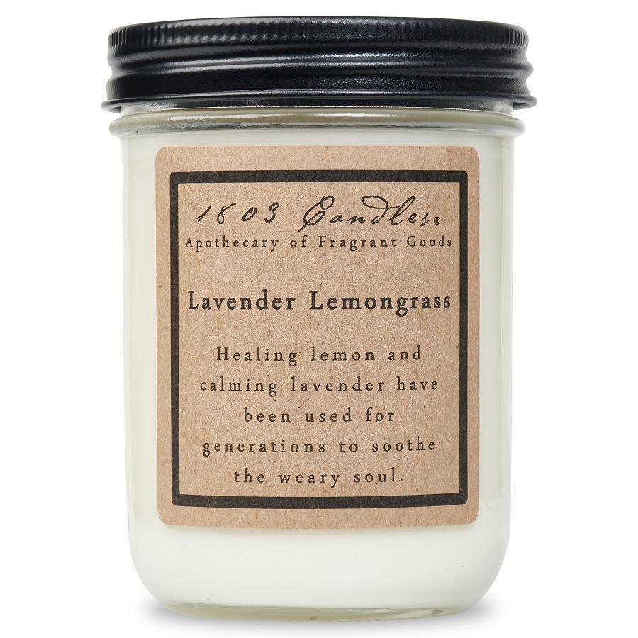 Lavender Lemongrass Soy Jar (14 oz)