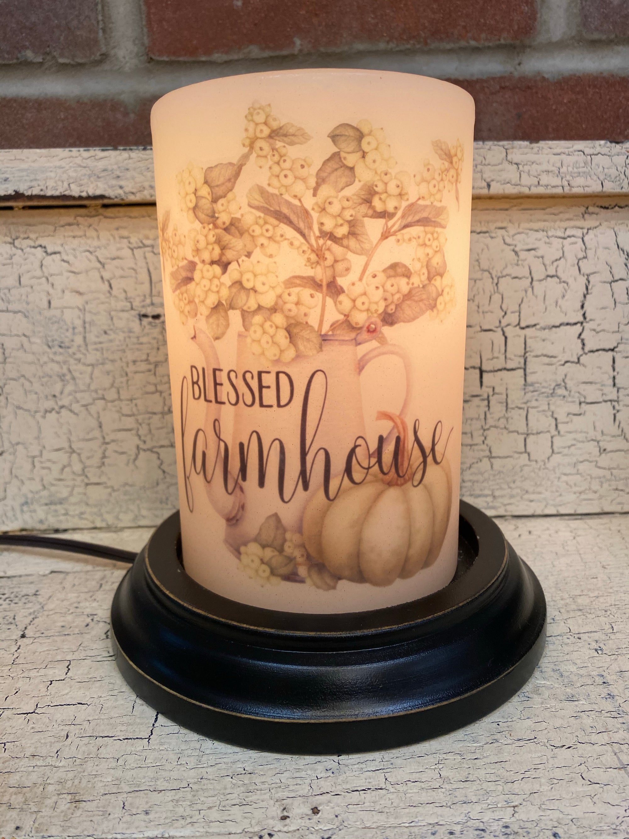 Blessed Farmhouse Fall Candle Sleeve