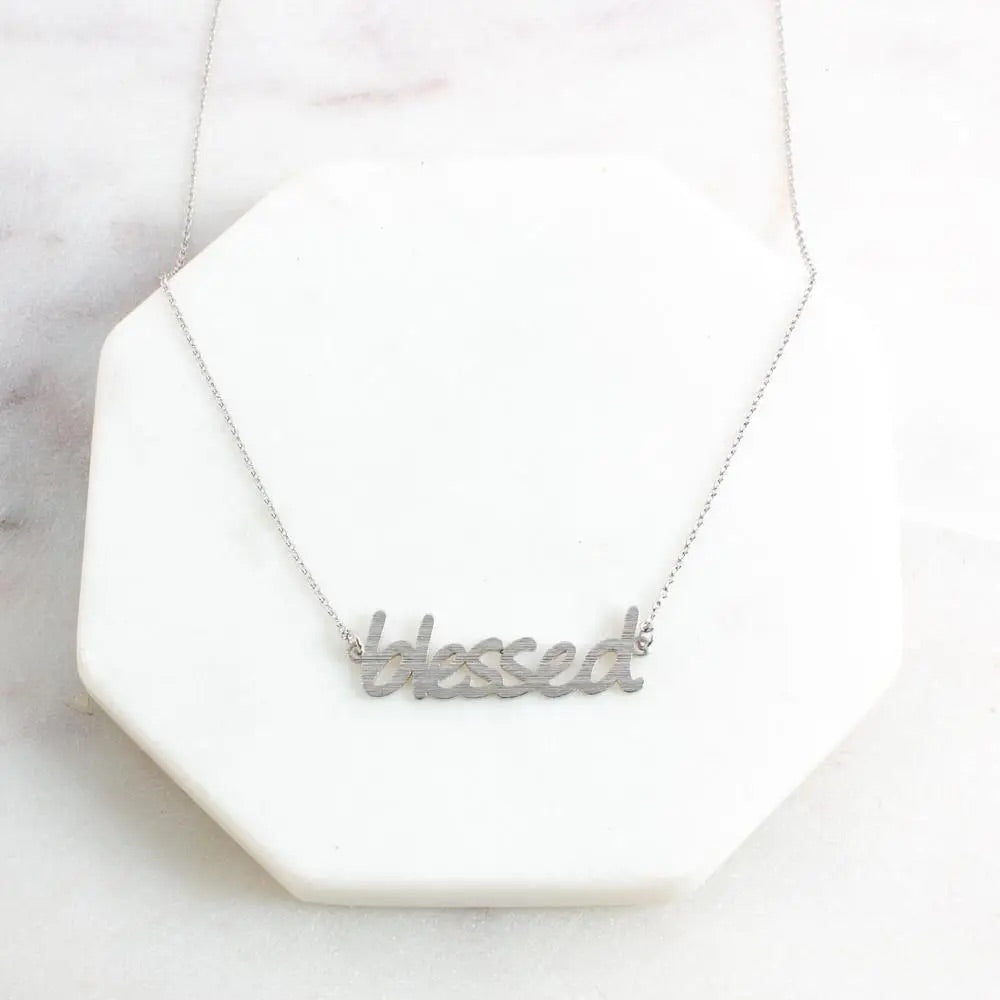 Blessed Name Necklace - 2 Styles