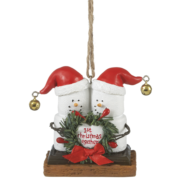 S’mores First Christmas Together Ornament