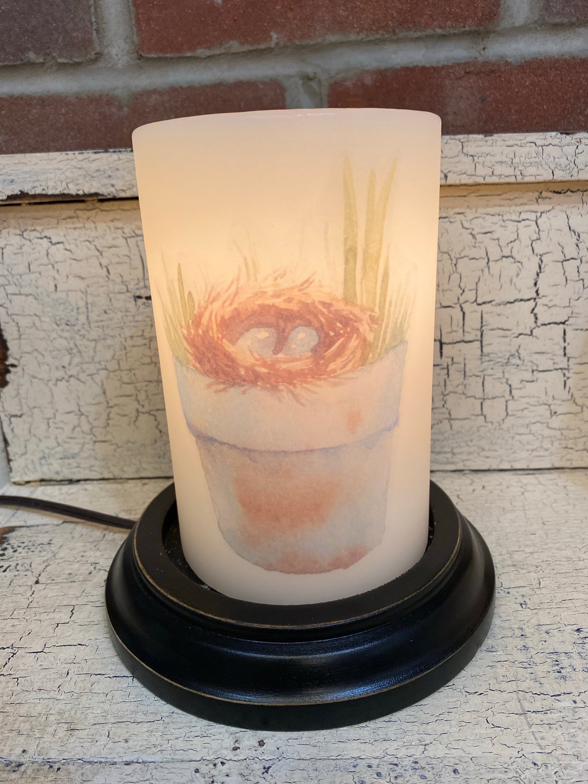 Nest in Pot Candle Sleeve