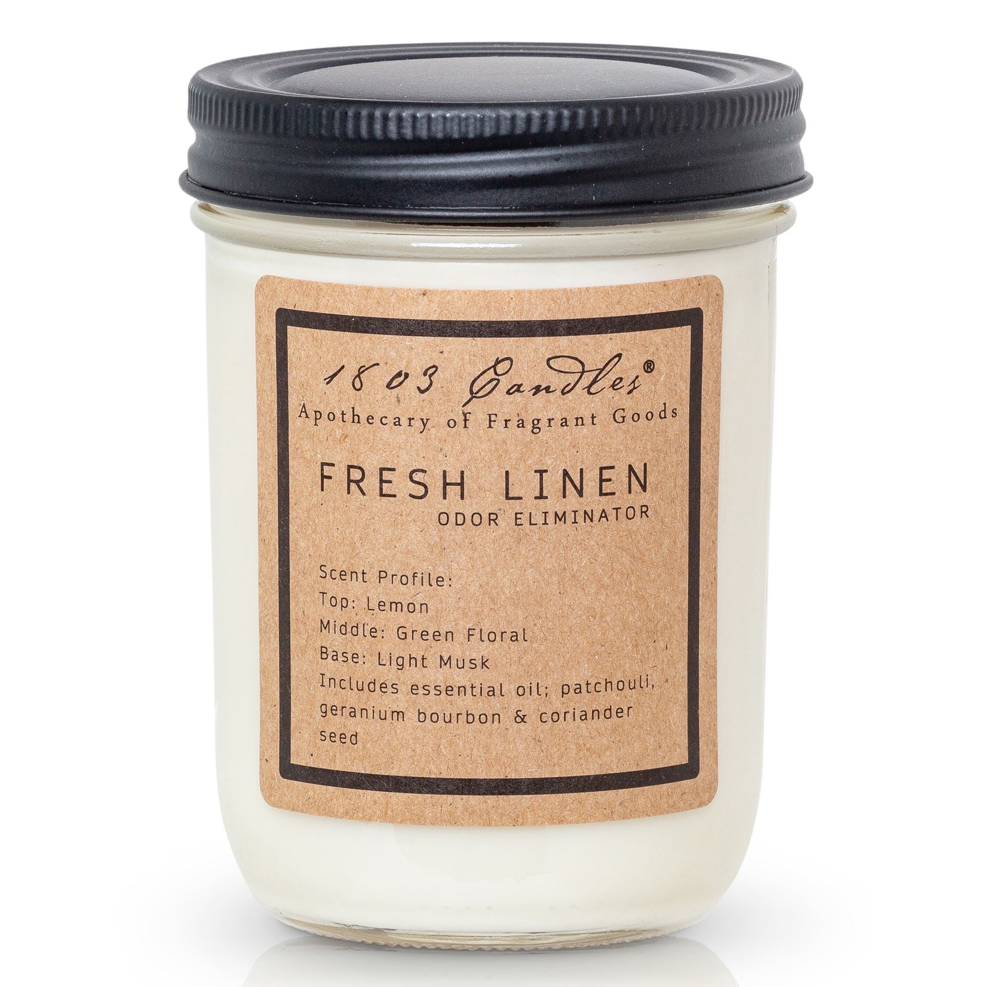 Fresh Linen Soy Jar (14 oz)
