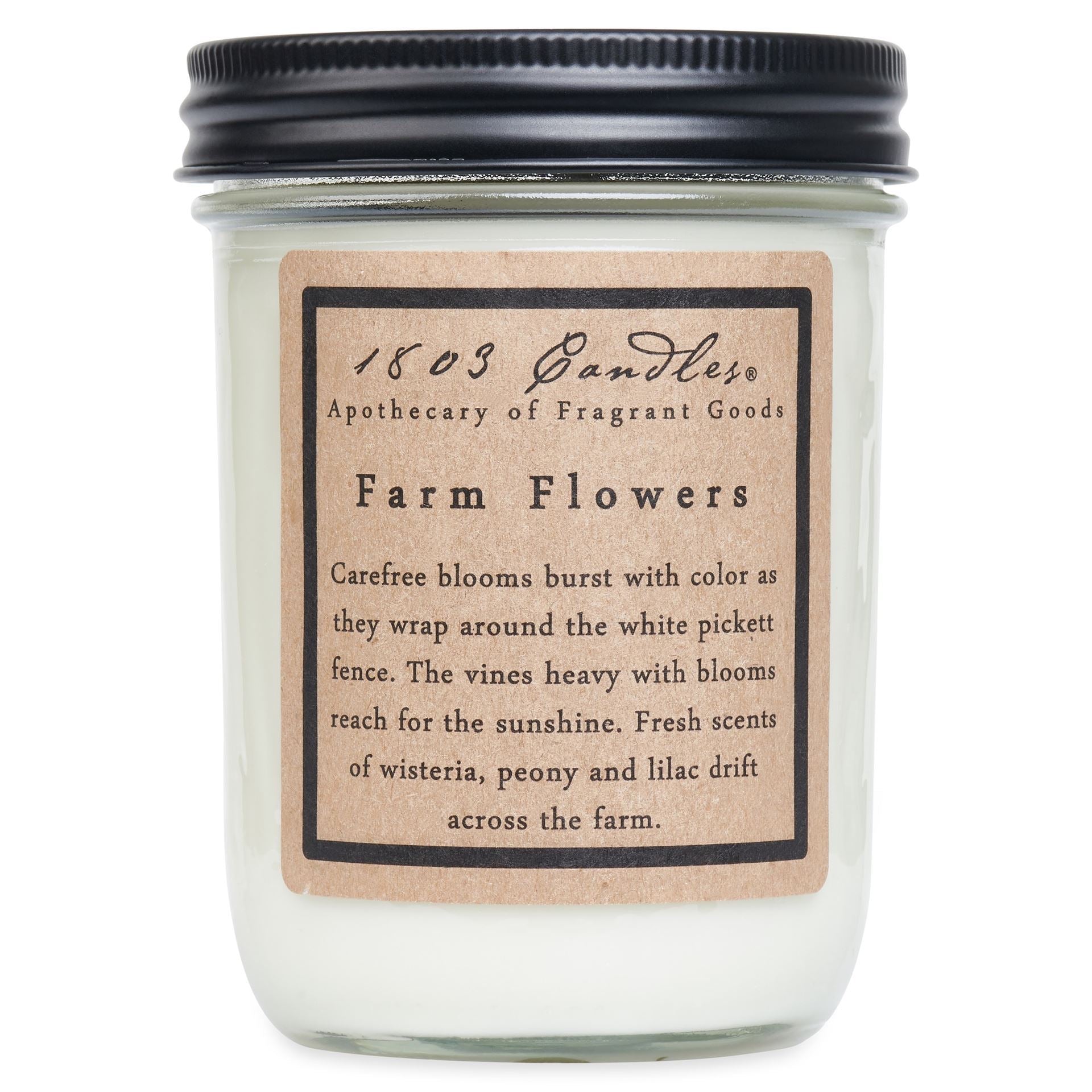 Farm Flowers Soy Jar (14 oz)