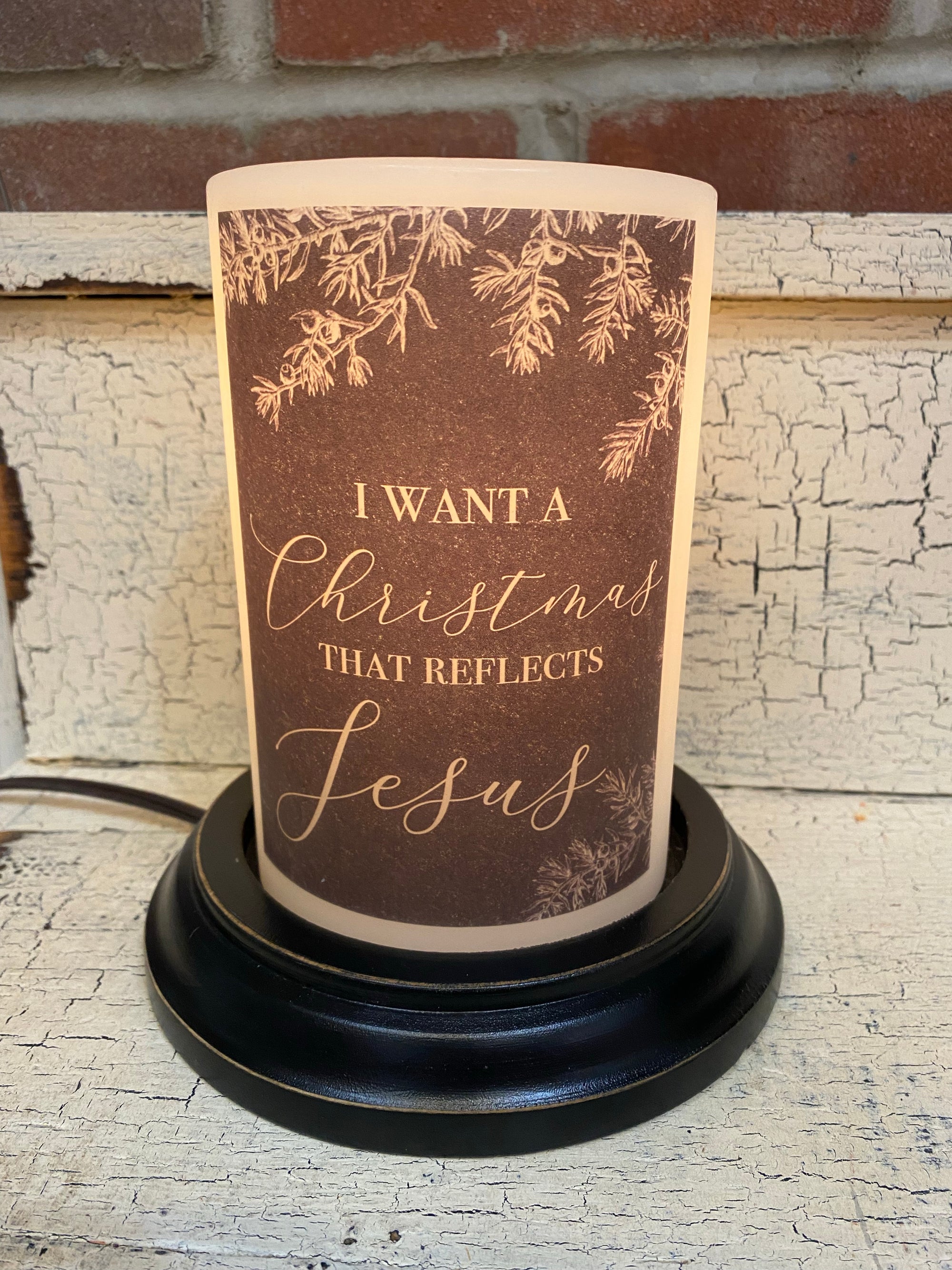 Christmas Reflects Jesus Candle Sleeve