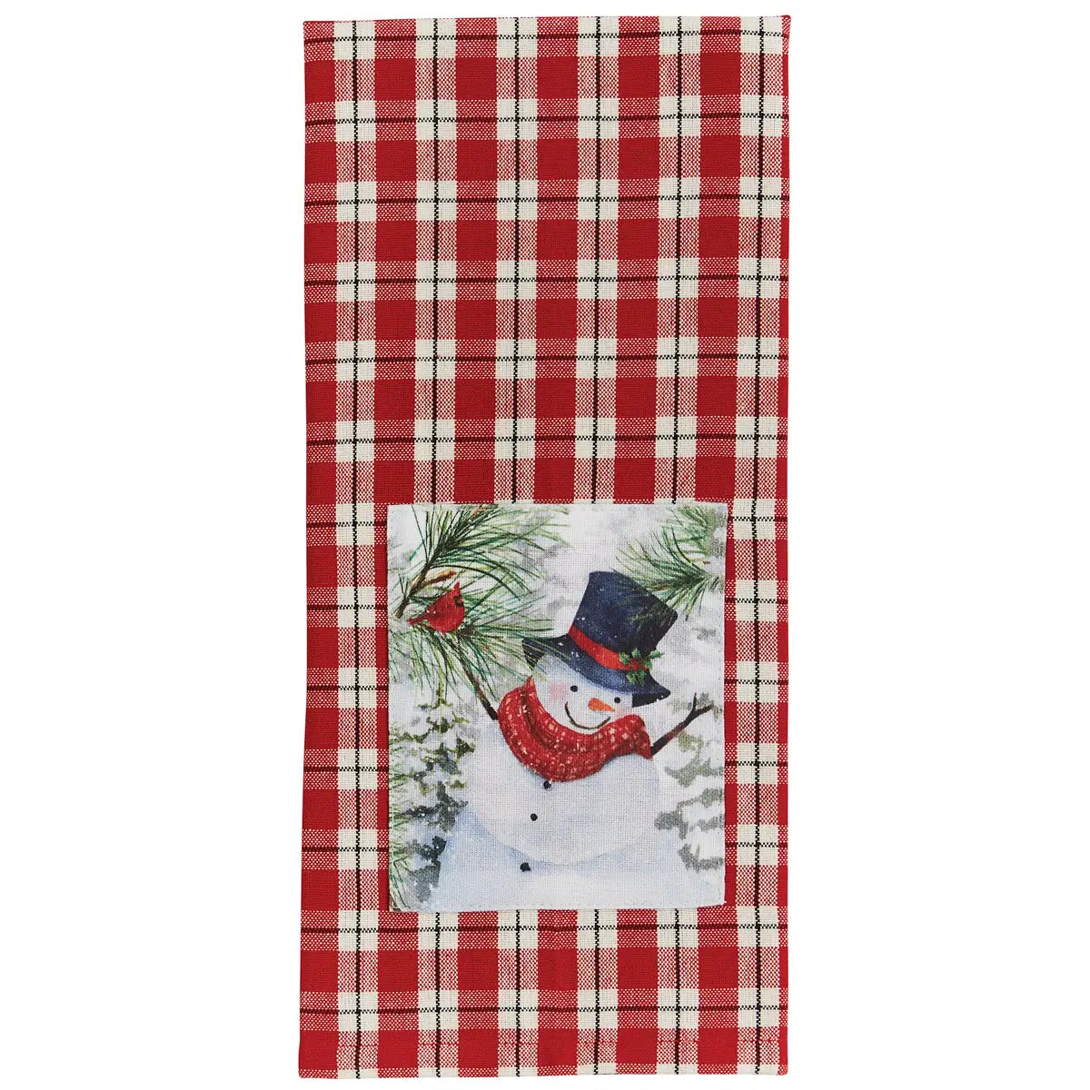 Flurry Snowman Decorative Towel