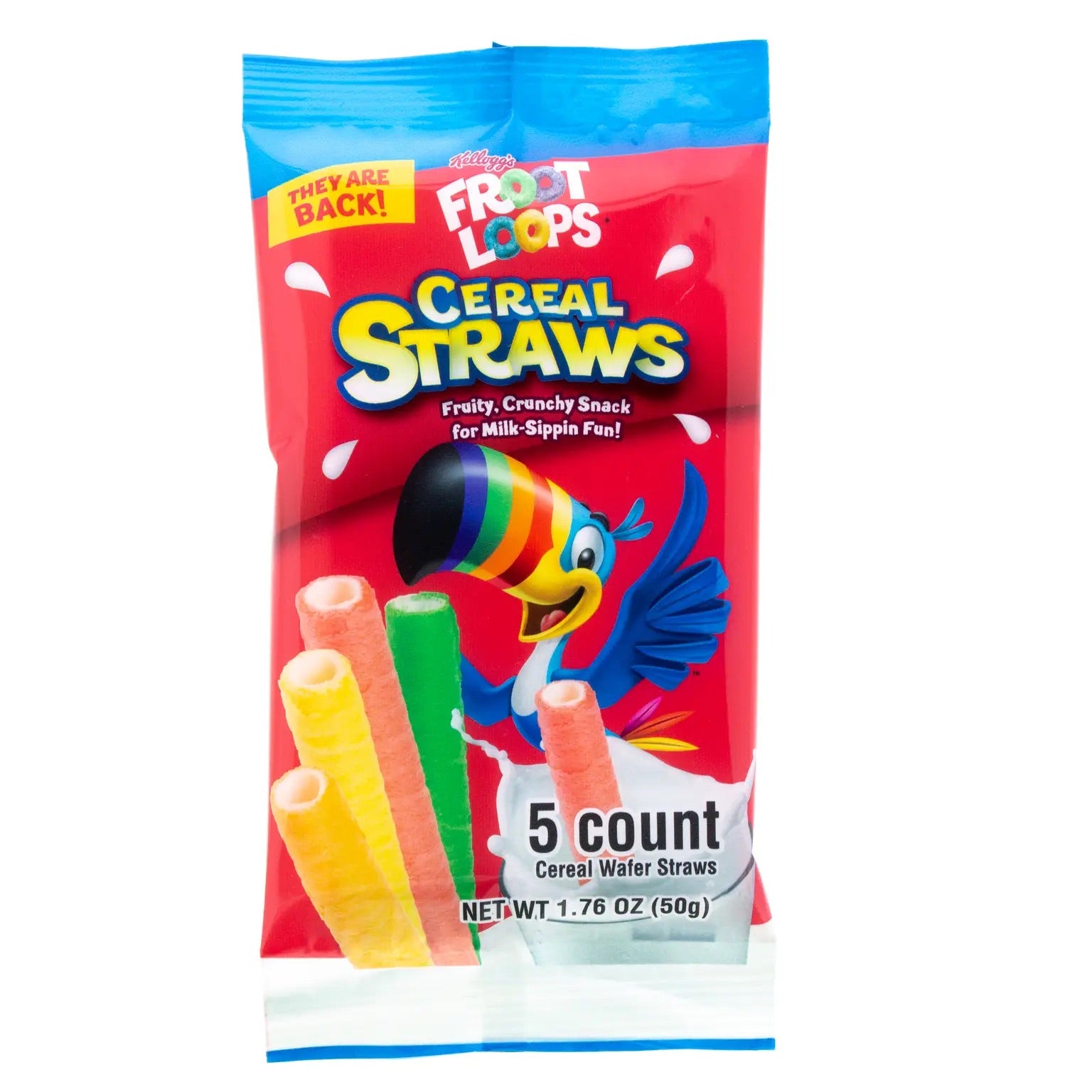 Froot Loops Cereal Straws - 5 Count