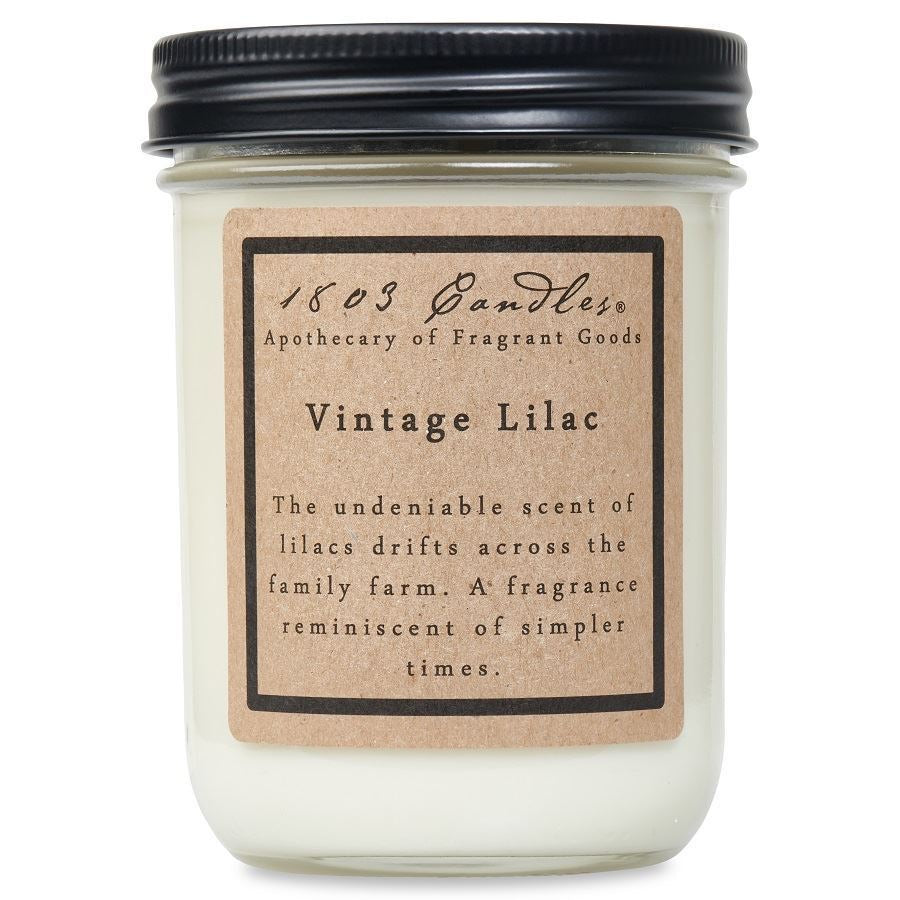 Vintage Lilac Soy Jar (14 oz)