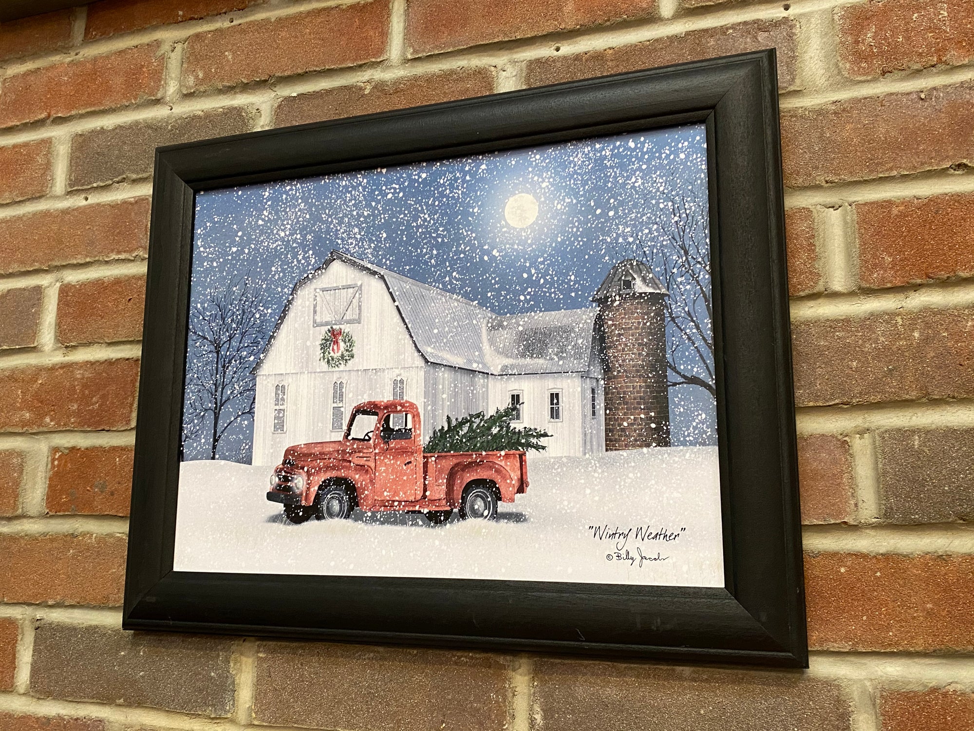Wintry Weather Framed Print