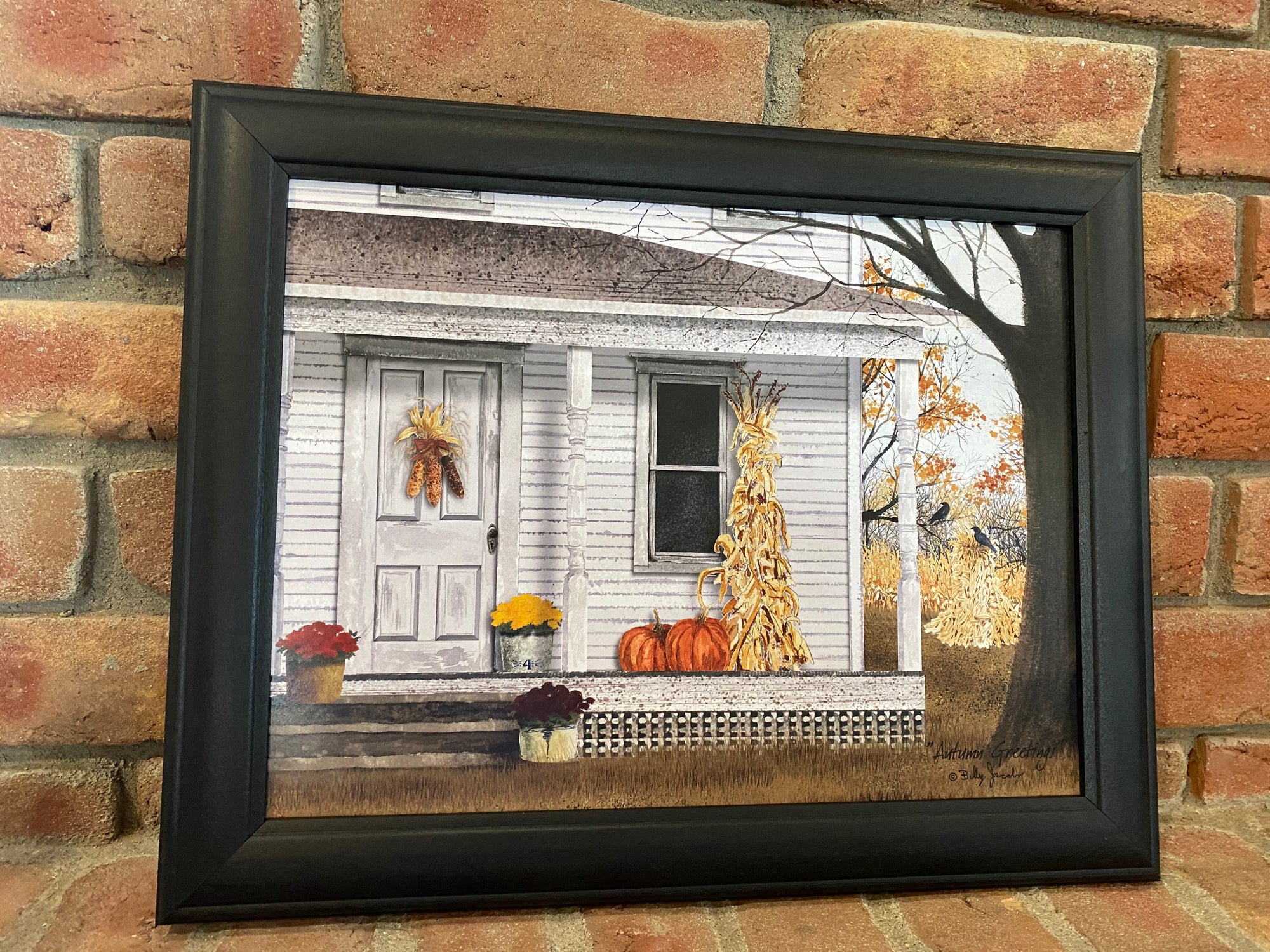 Autumn Greetings Framed Print