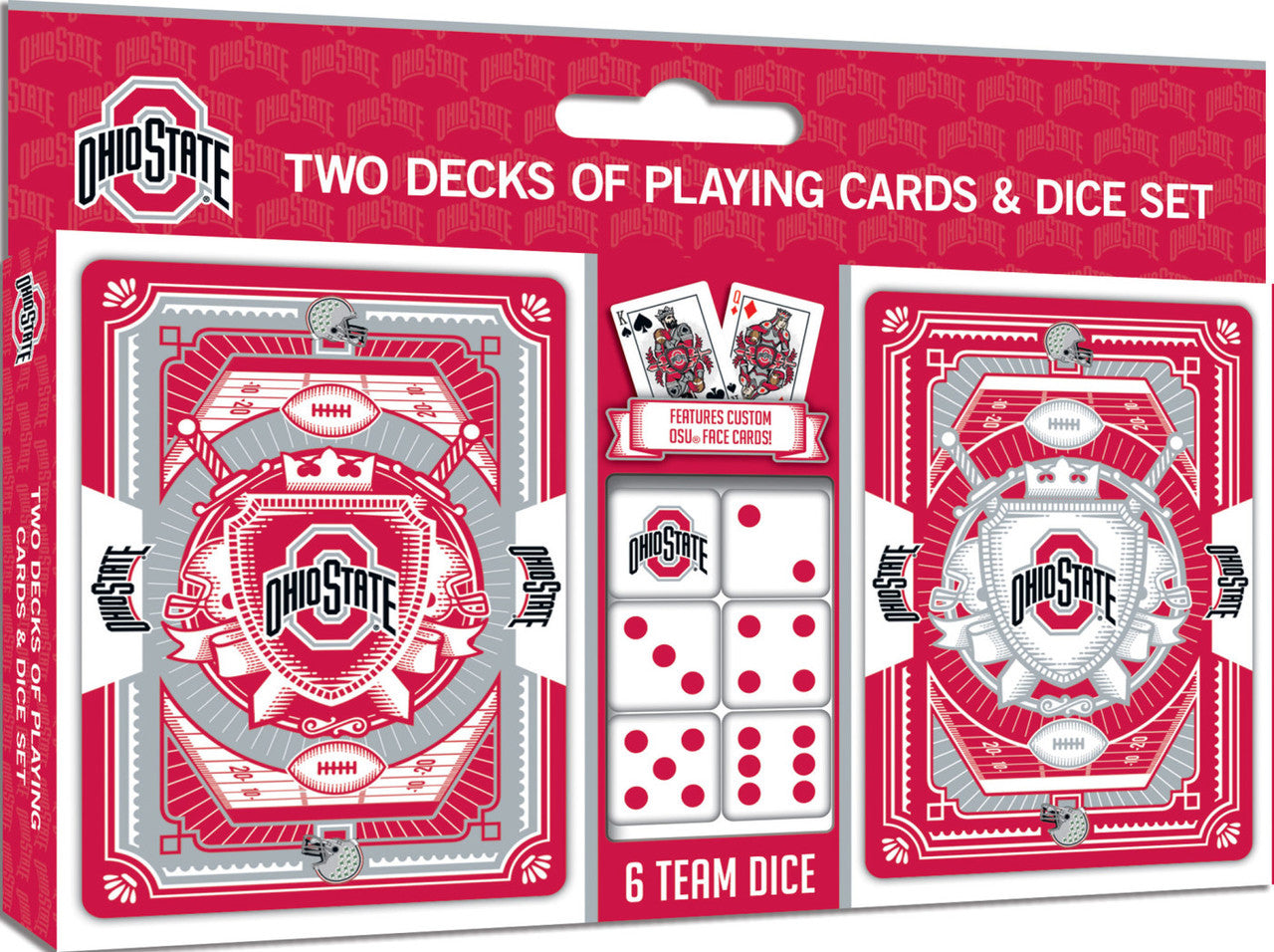 Ohio State Buckeyes 2pk Cards/Dice Set