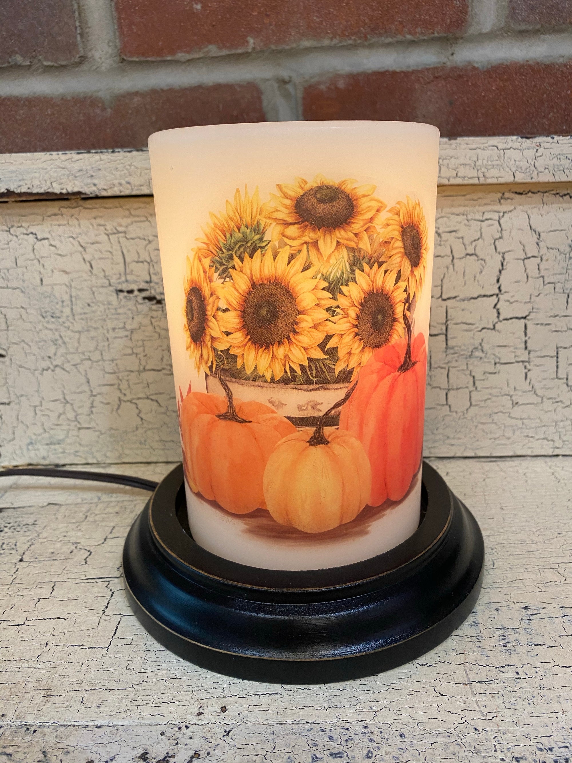 Fall Flower Harvest Candle Sleeve
