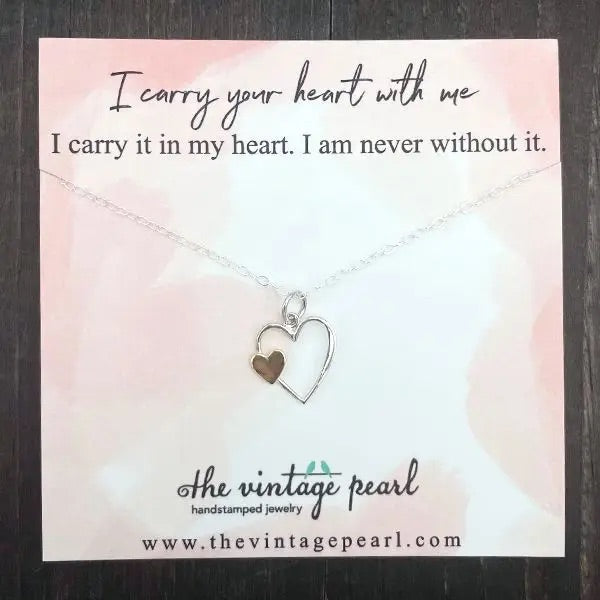 I Carry Your Heart With Me Necklace