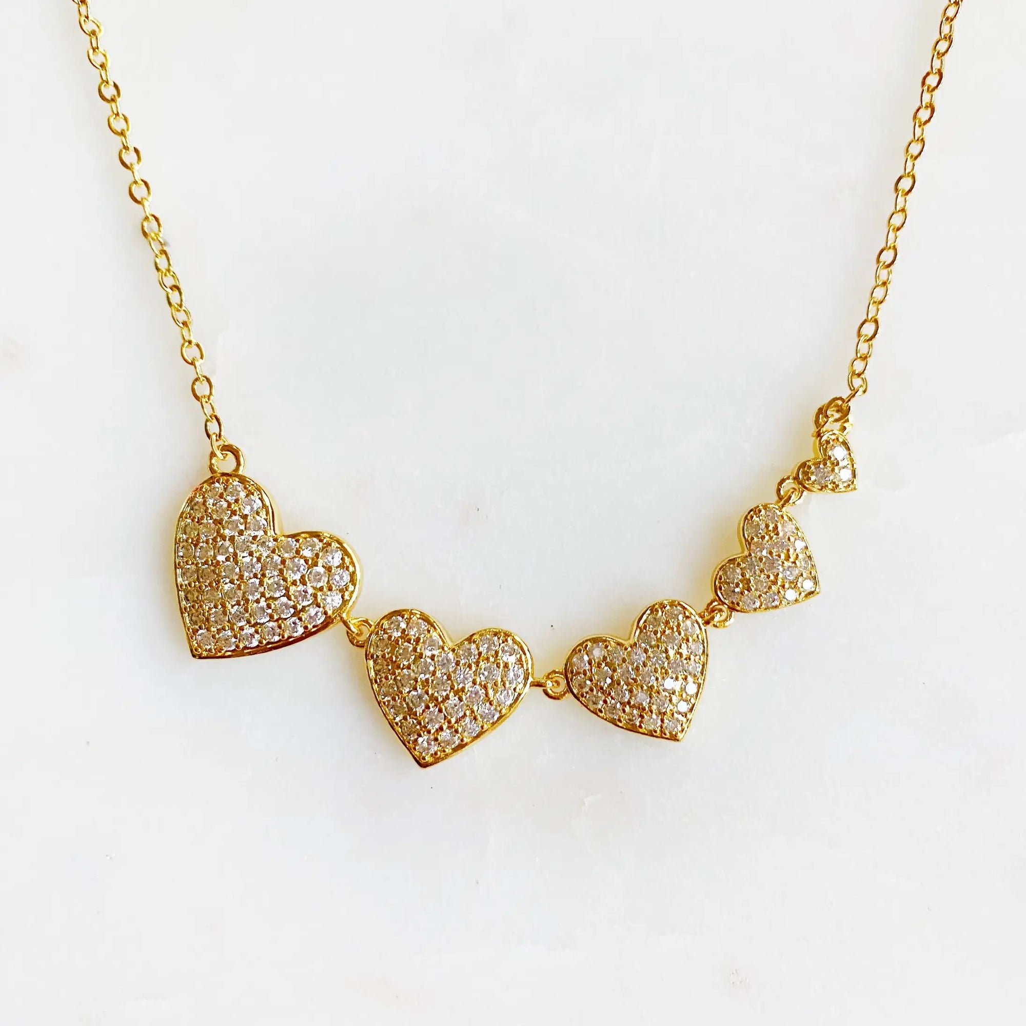 Five Hearts Necklace