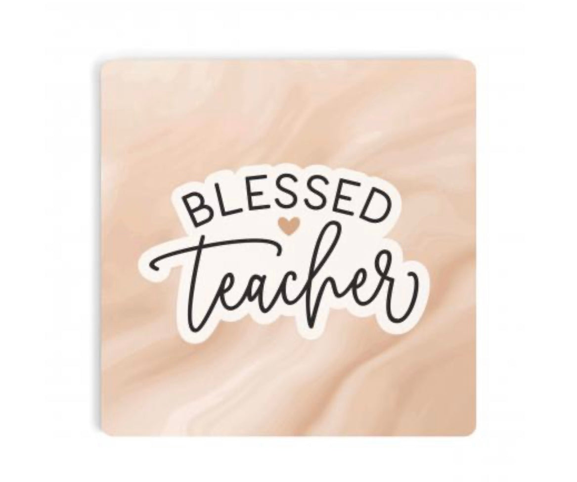Blessed Teacher Coaster