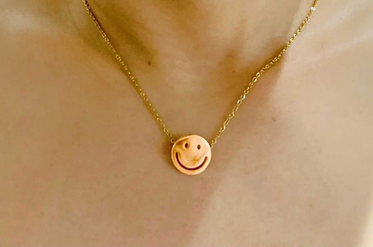 Put On A Happy Face Necklace