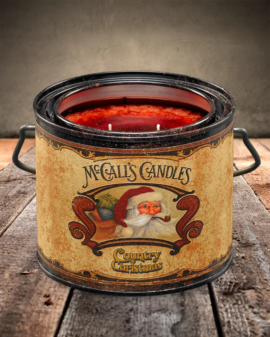 Country Christmas McCalls Vintage Candle